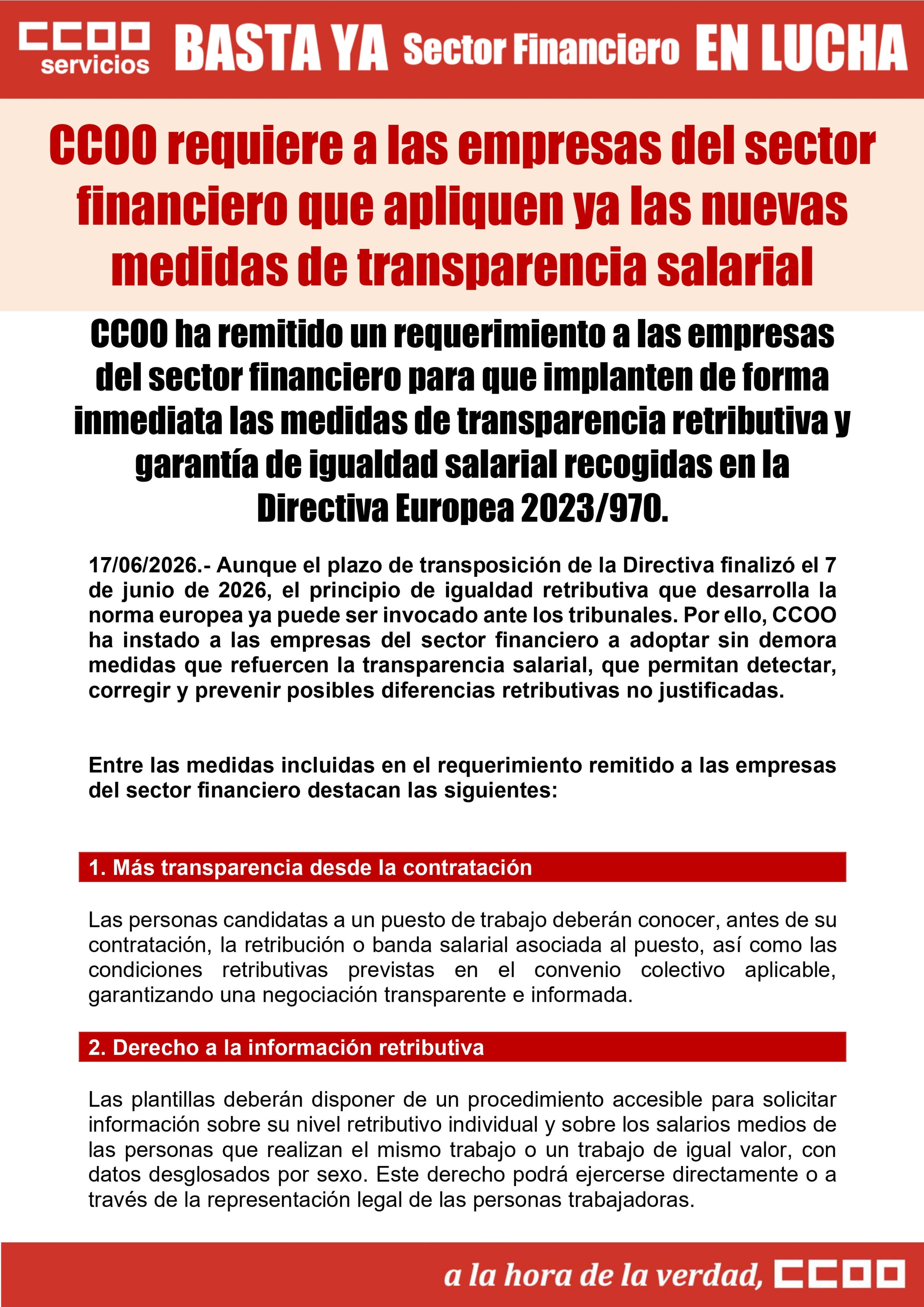 Medidas de Transparencia