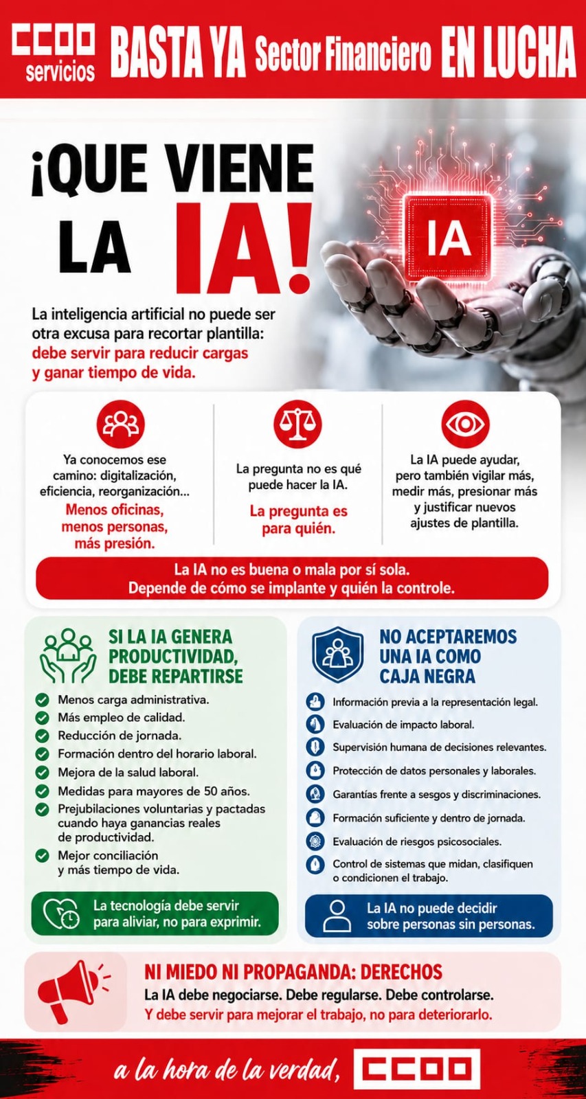 QUE VIENE LA IA
