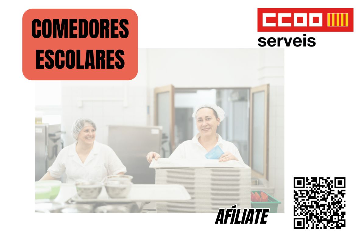Personas trabajadoras de comedores escolares: invisibles pero imprescindibles.