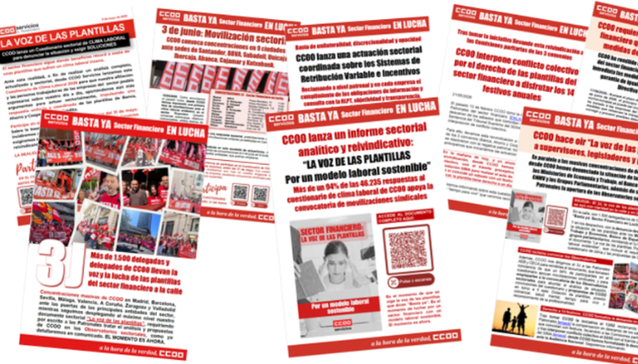 CCOO exige a las Patronales la apertura de los Observatorios en septiembre para abordar los problemas del Sector Financiero