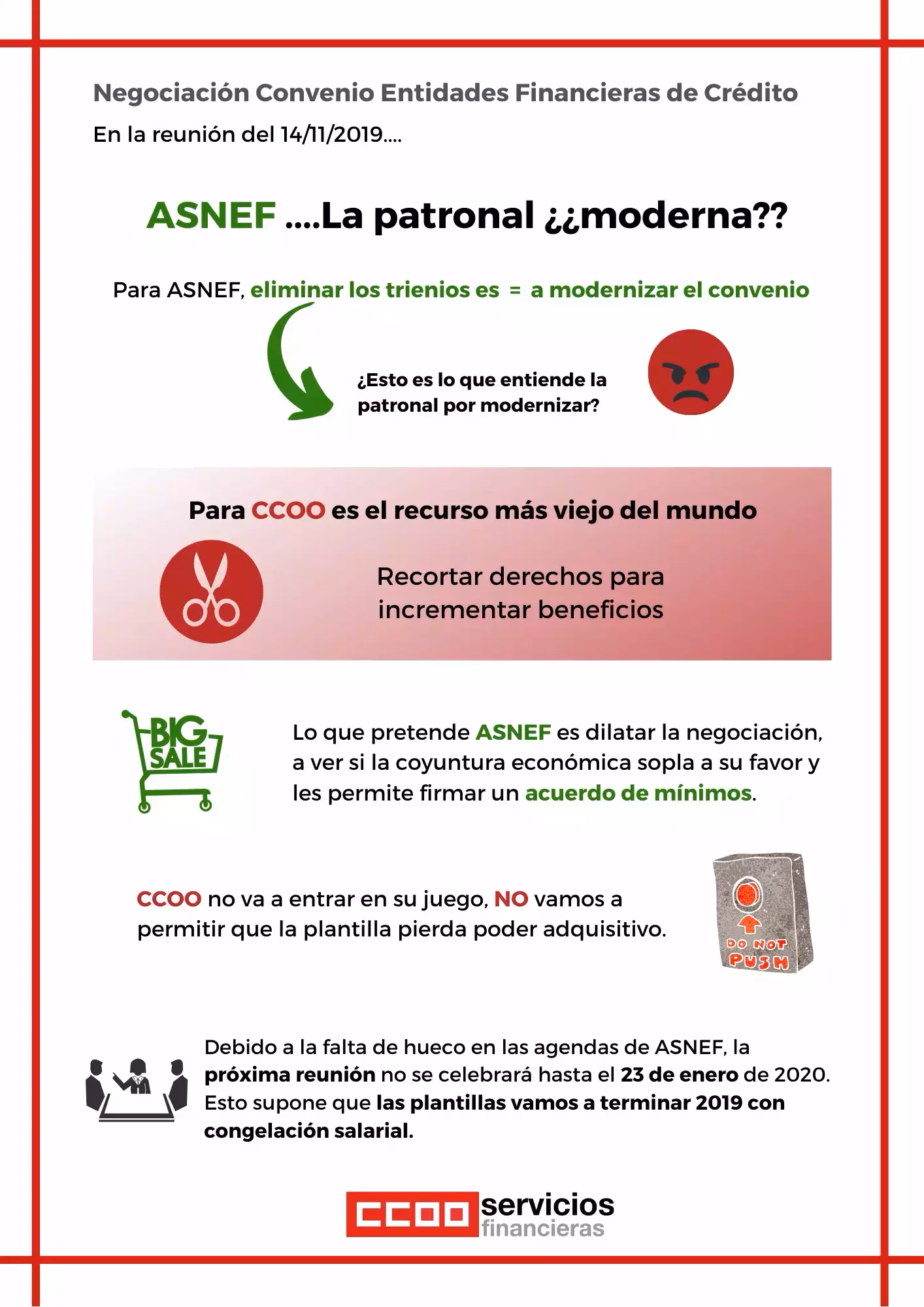 Negociacioon convenio financieras