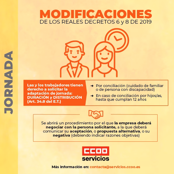 Adaptación de la jornada por conciliación