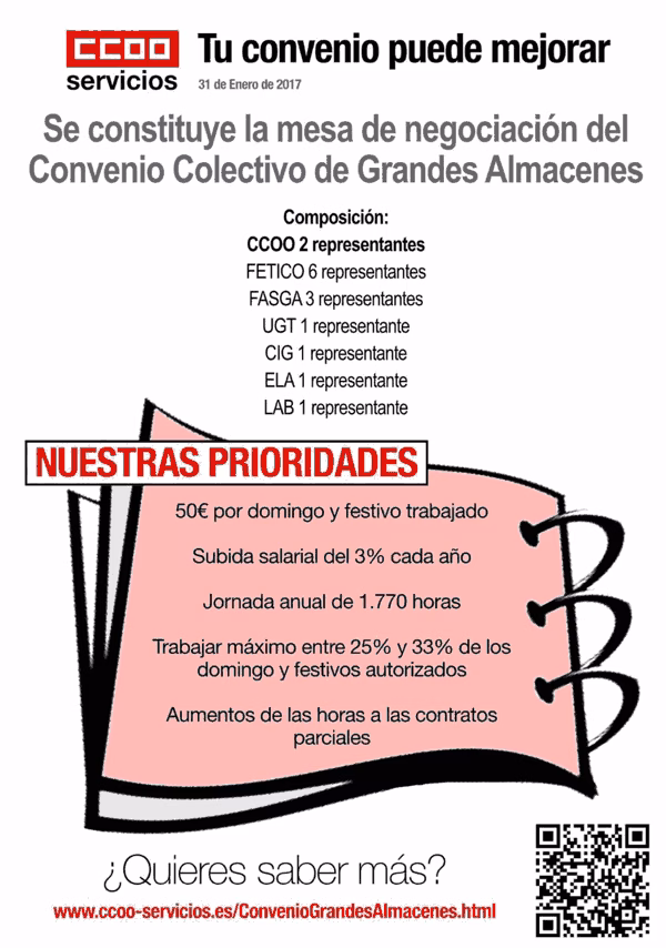 convenio grandes almacenes