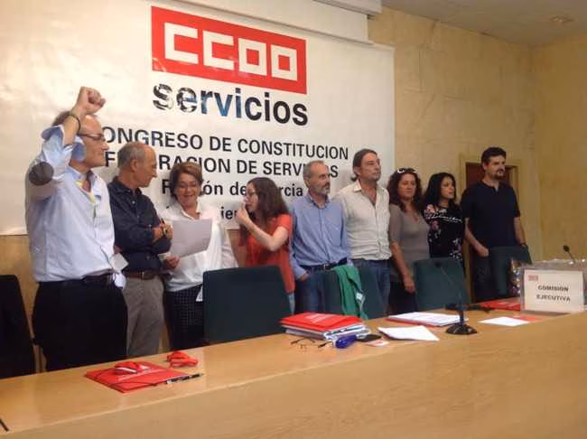 ejecutiva CCOO servicios Murcia