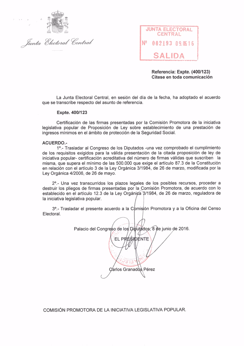 autorizaci0n firmas ILP renta minima