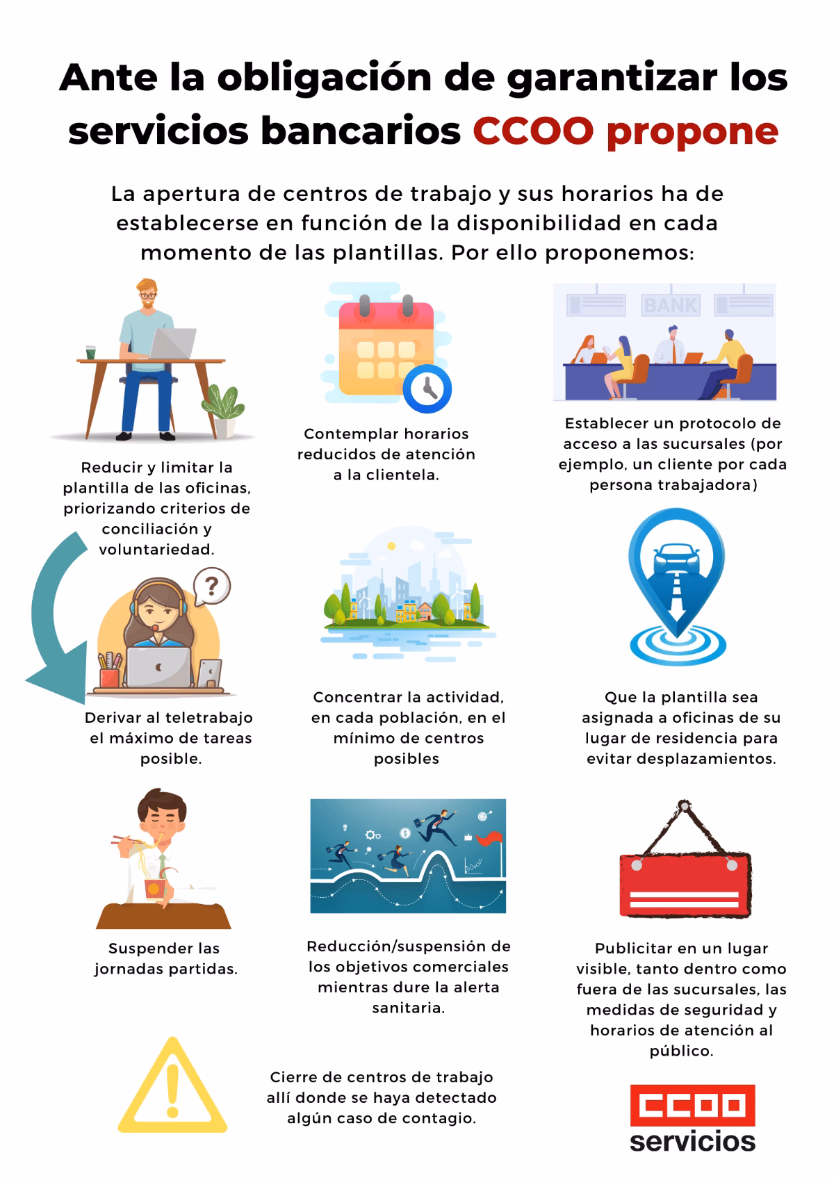 propuestas ccoo sector financiero
