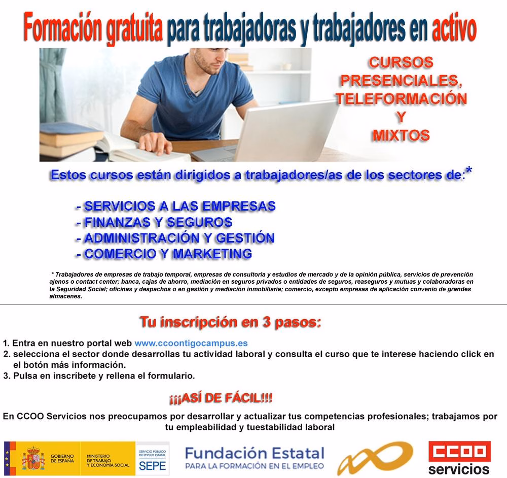 Formacion subvencionada gratuita
