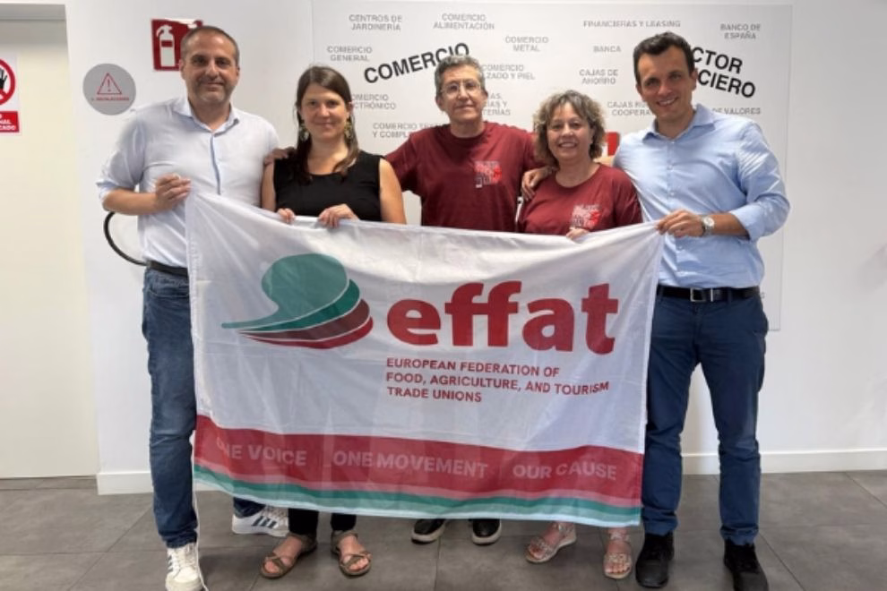 Celebración de la Ejecutiva de EFFAT y visita a la sede de la Federación de Servicios de CCOO